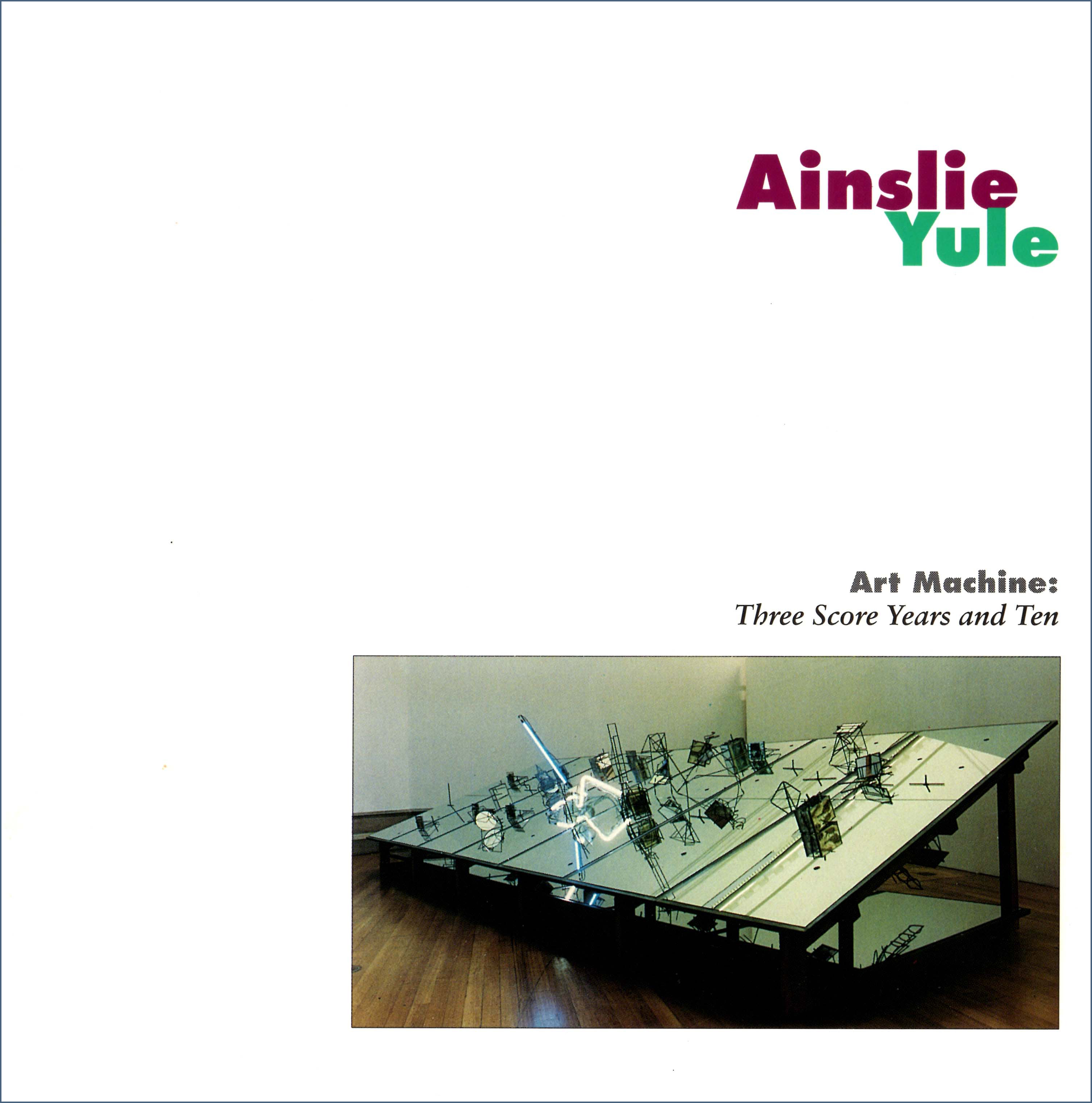 Front cover of the Art Machine Three Score Years and Ten publication